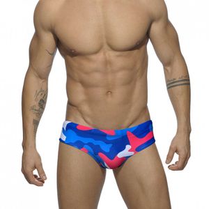 Männer Bademode Drucken Badeanzug Schnell Trocknend Beachwear Mann Niedrige Taille Männlich Atmungs Brave Person Homosexuell Briefs 2022 J220913