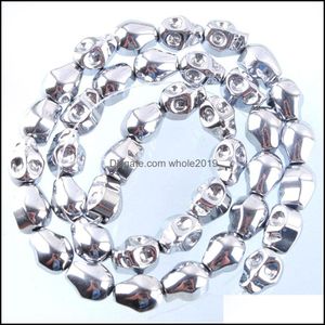 Magnetische materialen geen magnetische materialen Hematiet Stone Ghost Head Beads x10mm voor doe het zelf sieraden maken ketting Bracelet BL Whole2019 DHVT1