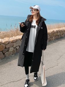 Kvinnor Down Parkas Autumn Winter Parkas Women Warme Long Bubble Coats Female Hooded Loosed Ofderied Puffer Jacka Korean Outwear 220930