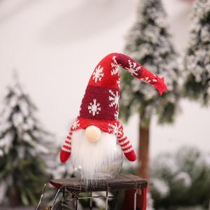 Christmas Decorations Gift Bag Candy Jar Storage Bottle Santa Faceless Doll Boxes Year Tree Decoration