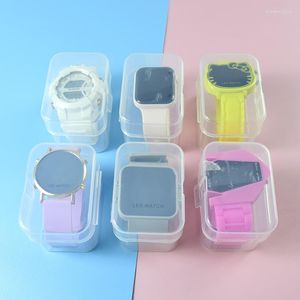 Watch Boxes Transparent Box Packaging Plastic Electronic PP Storage Gift