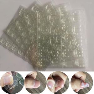 Nail Gel Strong 120st Double Sided False Art Adhesive Tape Lim Sticker DIY Tips Fake Acrylic Manicure Makeup Tool