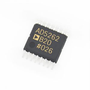 Novos circuitos integrados originais duplos spi dig pot ad5262bruz20 ad5262bruz20-rl7 ic chip tssop-16 microcontroller mcu