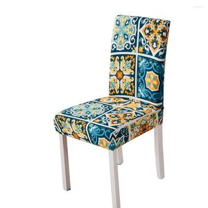 Chair Covers Stretch Slipcover For Dining Room Elastic Material Cover Banquet Armchair Protector