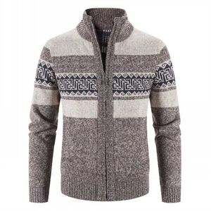 Sweaters Kış Ceketleri Erkekler Hırgalar Yeni Erkek Daha Kalın Sıcak Sıcak Sweatercoats Kaliteli İnce Uygun Boyut 3XL Y2210