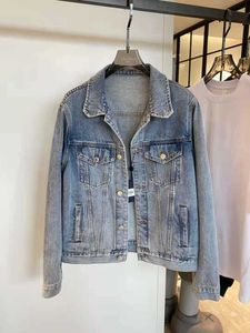 2021 Spring och Autumn Mens Women Denim Jacket Kvalitetsjackor för män ZDLL0404.