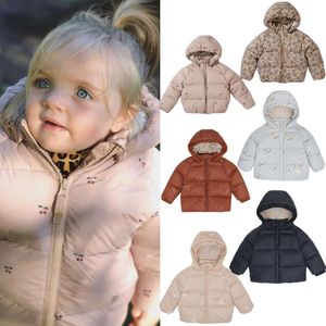 Down Coat Baby Girls Parka Light Jacket KS Brand Hoodies Cotton Winter Children Fall Toddler Boys Warm Outerwear 221007