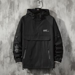 Jackets masculinos Men Jackets de rua e casacos Hip Hop Harajuku Men's Windbreaker sobretudo vestir 221006