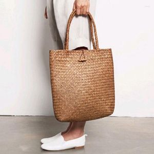 Evening Bags Women Fashion Designer Lace Handbags Tote Handbag Wicker Rattan Bag Shoulder Shopping Straw