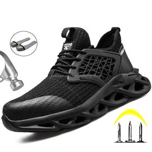 Botlar erkek iş spor ayakkabıları erkek güvenlik ayakkabıları, insan çelik ayak kapak ayakkabıları için çalışma botları anizat iş ayakkabıları koruyucu 221007