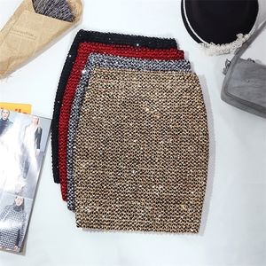 Skirts Sequin with sequins for women Summer style beach short Sequined Belly Dancer Costume Sexy High Waist Sequins skirt 221007