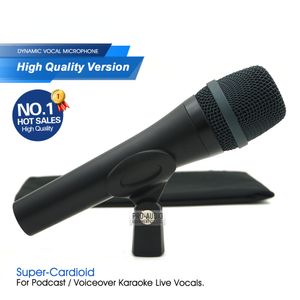 Hochwertiges, professionelles Kabelmikrofon E935 mit Supernierencharakteristik 935, dynamisches Mikrofon für Live-Gesang, Karaoke-Performance, Bühne
