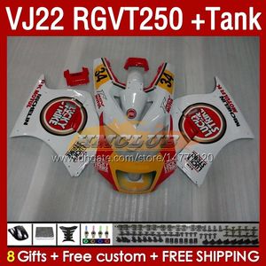 Carene serbatoio per SUZUKI RGVT250 VJ 22 RGV RGVT 250 CC RGVT-250 160No.65 RGV250 SAPC VJ22 90 91 92 1993 1995 1996 RGV-250 1990 1991 1992 93 94 95 96 Carena OEM giallo fortunato