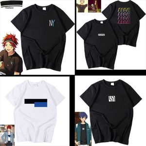 Men's T-Shirts Ensemble Stars Amagi Hiiro Amagi Rinne T-shirt TATSUMI Sazanami Jun Cosplay Short Sleeve Men Women Summer Cotton Tee Tops T221006