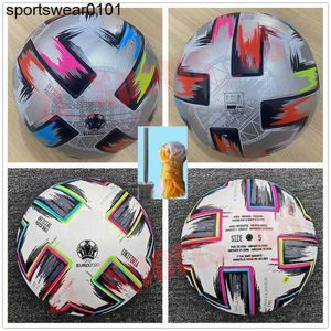 Toppkvalitet 20 Euro Cup Soccer Ball Storlek 5 2021 Uniforia Final Final Kiev Pu Balls Granules Slip-resistent Football High In Stock