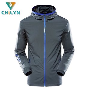 Giacche da uomo CHILYN Giacca da trekking antivento Donna Uomo Campeggio Corsa Giacca a vento con protezione solare Quick Dry Sport all'aria aperta Cappotti antipioggia Coppie 221007