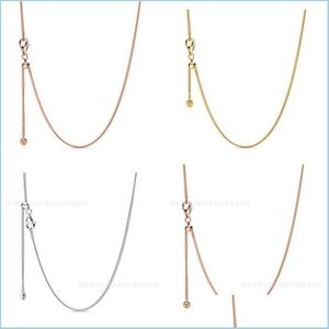 Kedjor Rose Gold Shine Curb Chain Necklace Womens CLAVICLE FIT DIY Pendant Factory Direct Sale White 3417 Q2 Drop Delivery 2021 Jewel Dhukb