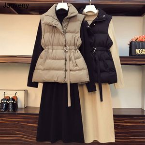 Women's Vests Janveny Winter Autumn Warm Down Vest Women Loose Ultra Light 90 White Duck Down Gilet Female Puffer Waistcoat Sleeveless 221007