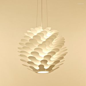 Lampy wiszące nordyckie postmodernistyczne minimalistyczne chmura kreatywna osobowość sztuka kawa Restauracja odzież sklep sypialny sosnowy żelazny żyrandol