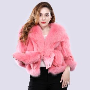 Kadın Kürk Sahte Kadınlar Gerçek Ceket Sonbahar Kış Lady Sıcak Ceket İyi Kaliteli Moda Lüks Kısa Stil Dış Giyim 221006