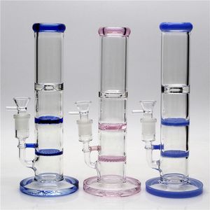 Hookah New Glass Bong Spinner & Honeycomb Perc Water Pipe Smoking Pipe