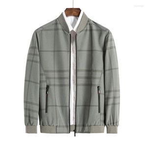 Herrjackor Herrmärke randiga V-ringningsrödor KLÄDER SPRING AMTURN ARRIVATION Klassisk mjuk blixtlås Windbreaker Outcoat Z8108Men's