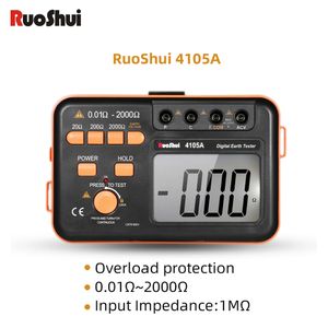 電子測定機器ruoshui 4105a接地抵抗計コンポーネント静的検出器断熱材抵抗テスター