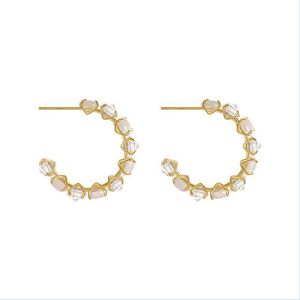 Mulheres do Stud Opals de luxo Brincos de j￳ias de moda coreana Meninas Acess￳rias de temperamento Brinchop Earring Drop entrega 2021 BDEJE DH6IA
