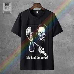 Herr t-shirts låt oss lynch hyresvärden t-shirt hyra döda kennedys hangman galows die varumärke kort ärm långärmad kappkläder toppar t221006