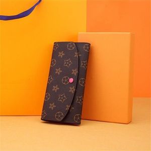 2022 top Print Wallets Womens Wallet Leather Fold Purses Men Short Long Card Holder Folded Coin Pouch