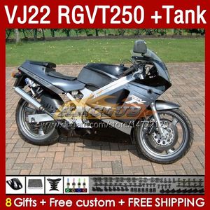 Tankverkleidungen für Suzuki glänzend grau RGVT250 VJ 22 RGV RGVT 250 CC RGVT-250 160No.186 RGV250 SAPC VJ22 90 91 92 1993 1995 1996 RGV-250 1990 1991 1992 93 94 95 96 OEM-Verkleidung