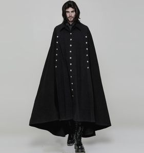 Men S Trench Coats Spring and Autumn Edition Youth Cape Fashion Bat Shirt Super Long With Everything 221007