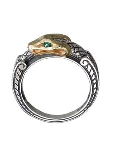 10st Retro Animal Unique Cools Snake Ring for Men Women mode bröllopsengagemang gåva