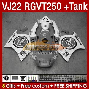 OEM Fairings Tank for Suzuki RGV250 SAPC VJ22 RGVT250 RGV-250 VJ 22 160NO.161 RGV RGVT 250 CC 90 91 92 93 94 95 96 RGVT-250 1990 1990 1992 1993 1995 1995 1996 GRAY GRAY LUCKY