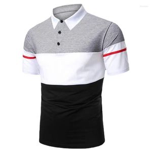 Polo da uomo Estate Manica corta da uomo Polo casual Traspirante Asciugatura rapida Slim Fit Maniche classiche da lavoro quotidiane