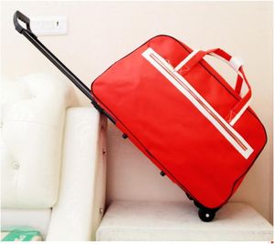 Duffel Bags Mulheres Bolsa de Bagagem de Viagem Cabana Mulher Rolando com Rodas Bolsa Bolsa de Mão -Mola com rodas