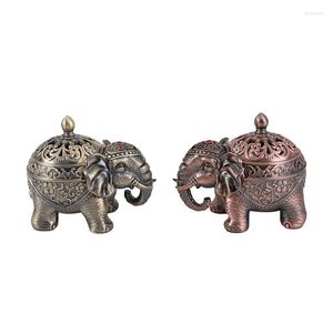 Lampade profumate Bruciatore di incenso elefante Tavolo da pranzo creativo per la casa Soggiorno Portico Decorazione Ornamenti