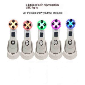 Rf Multi Function Ems Micro Current Color Light Introduzione Strumento Beauty Lift Firming Face Lifting 220513