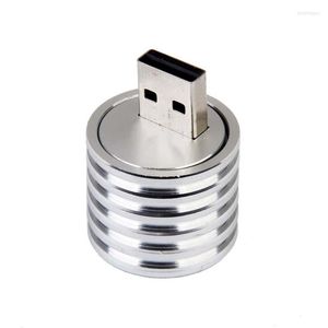 Nachtlichter, Aluminium, 3 W, USB-LED-Lampensockel, Strahler, weißes Licht