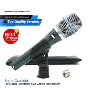 Hochwertiges BETA87A Professionelles Kabelmikrofon BETA87 Supernieren-Kondensatormikrofon für Live-Gesang und Karaoke-Auftritt