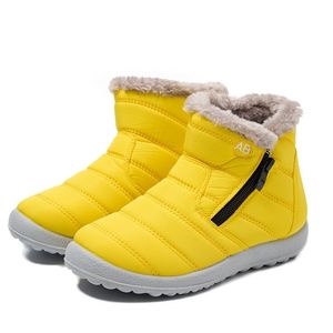 Stivali Inverno Bambini Neve impermeabile Bambini Scarpe sportive Ragazzi Sneakers Ragazze Cotone caldo Slip On Caviglia casual 221007