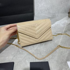 Top quality calfskin caviar chevron quilted black envelope bag 393953 genuine leather wallet on chain small WOC credit card holder designer pursea luxury bags 19cm