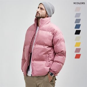 Men's Down Parkas Winter Padded Cotton Jacket Coat Plus Size 8XL Outerwear Warm Quilted Parka All-match Loose Basic Puffer 221007