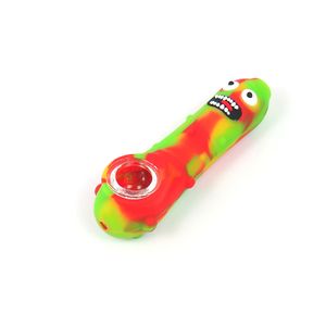 Smoking Accessories 4.73" pickle rick hand pipe water pieps dab rigs