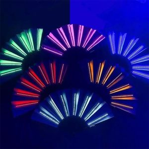 Другие поставки вечеринки Event Glow Folding Led Fan Dancing Lights Night Show