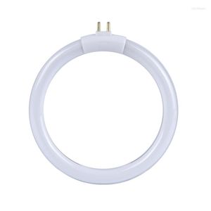 Белая трубка с 4 контактами 11 Вт T4 круглые кольцевые трубки против четырех контактных лампочек лампочка