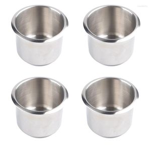 Drink Holder 4Pcs Universal Marine Boat Cup 68X55mm Stainless Steel Drop In For Poker Table Couch