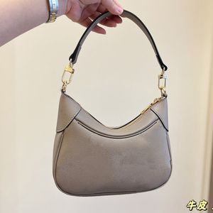 5A Rindsleder BAGATELLE Umhängetaschen Handtaschen Unterarm Stray Hobo Bag Stempel Umhängetasche Damen Dame Geldbörsen M46112