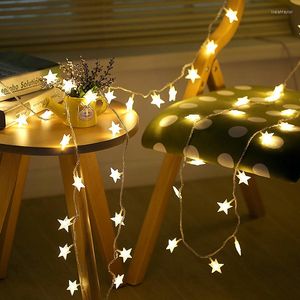 Dizeler 1.2m 8 LED Noel Işıkları Pentagram Lambası Tatil Aydınlatma Düğün Partisi Dekorasyon Perde Dize