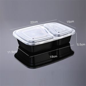 Tazze usa e getta Cannucce Lunch Box Iniezione Plastica Trasparente Quadrata Multi-specifica Confezione da asporto Cibo 221007